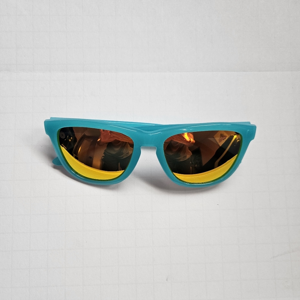 Turquoise knockaround sunglasses